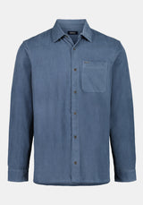 Sinclair Men’s Long-Sleeve Corduroy Shirt with Chest Pocket color MIRAGE