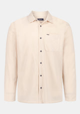 Sinclair Men’s Long-Sleeve Corduroy Shirt color BUTTERCREAM