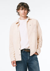 Sinclair Men’s Long-Sleeve Corduroy Shirt color BUTTERCREAM