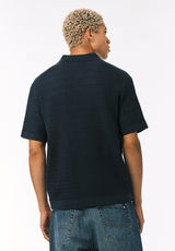 Buffalo David Bitton Waldir Men’s Short Sleeve Sweater Shirt COLOR Whale 