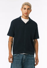 Buffalo David Bitton Waldir Men’s Short Sleeve Sweater Shirt COLOR Whale 
