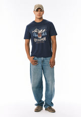 Tappens Men’s Graphic T-Shirt with Sip Happens Print, Whale - BM24821
