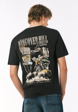 Buffalo David Bitton Turen Men’s Hangover Hill Trail Graphic Tee COLOR Black 