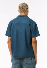 Buffalo David Bitton Shawn Men’s Short Sleeve Boxy Shirt COLOR Mirage 