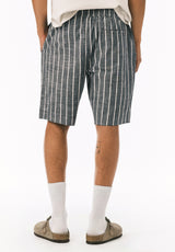 Buffalo David Bitton Hunter Men’s Striped Pull-On Shorts COLOR Whale