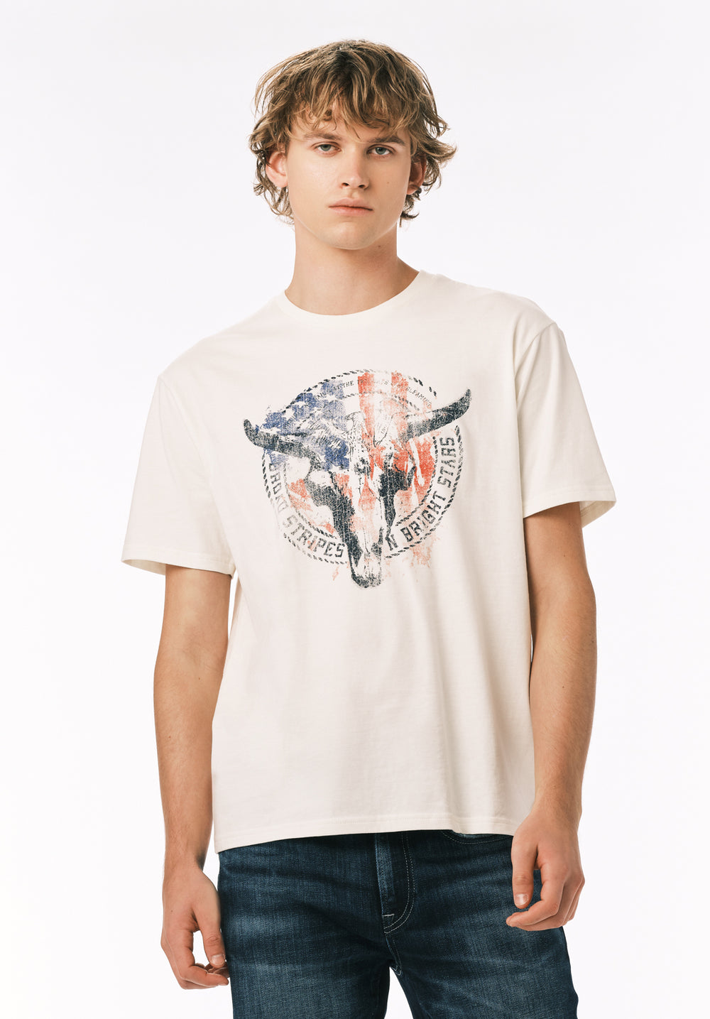 Texon Men's Americana Graphic Tee, Milk – Buffalo Jeans