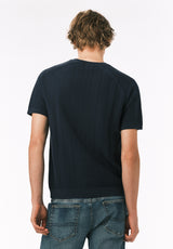 Buffalo David Bitton Wipped Men’s Short Sleeve Sweater Tee COLOR Whale 
