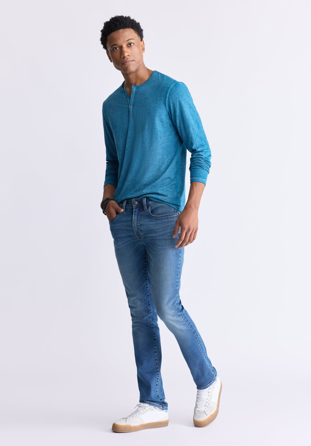 CTC STORE REGULAR FIT JEANS indigo L デニム Slim Ash Men's Fleece Jeans, Authentic Washed Indigo – Buffalo Jeans