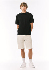 Relaxed Straight Dean Men's Freedom Flex Shorts, Vanilla White - BM26067