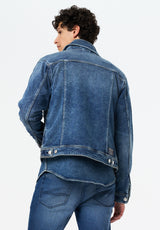 Joe Men's Denim Jacket color INDIGO