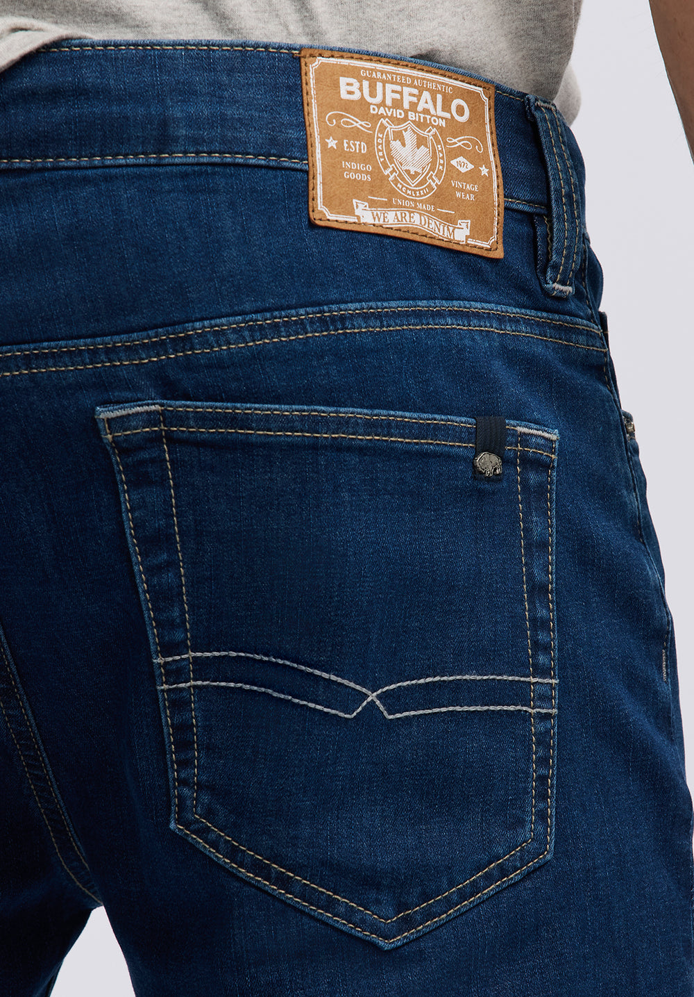 Six Men's Straight Jeans, Authentic Worked – Buffalo Jeans