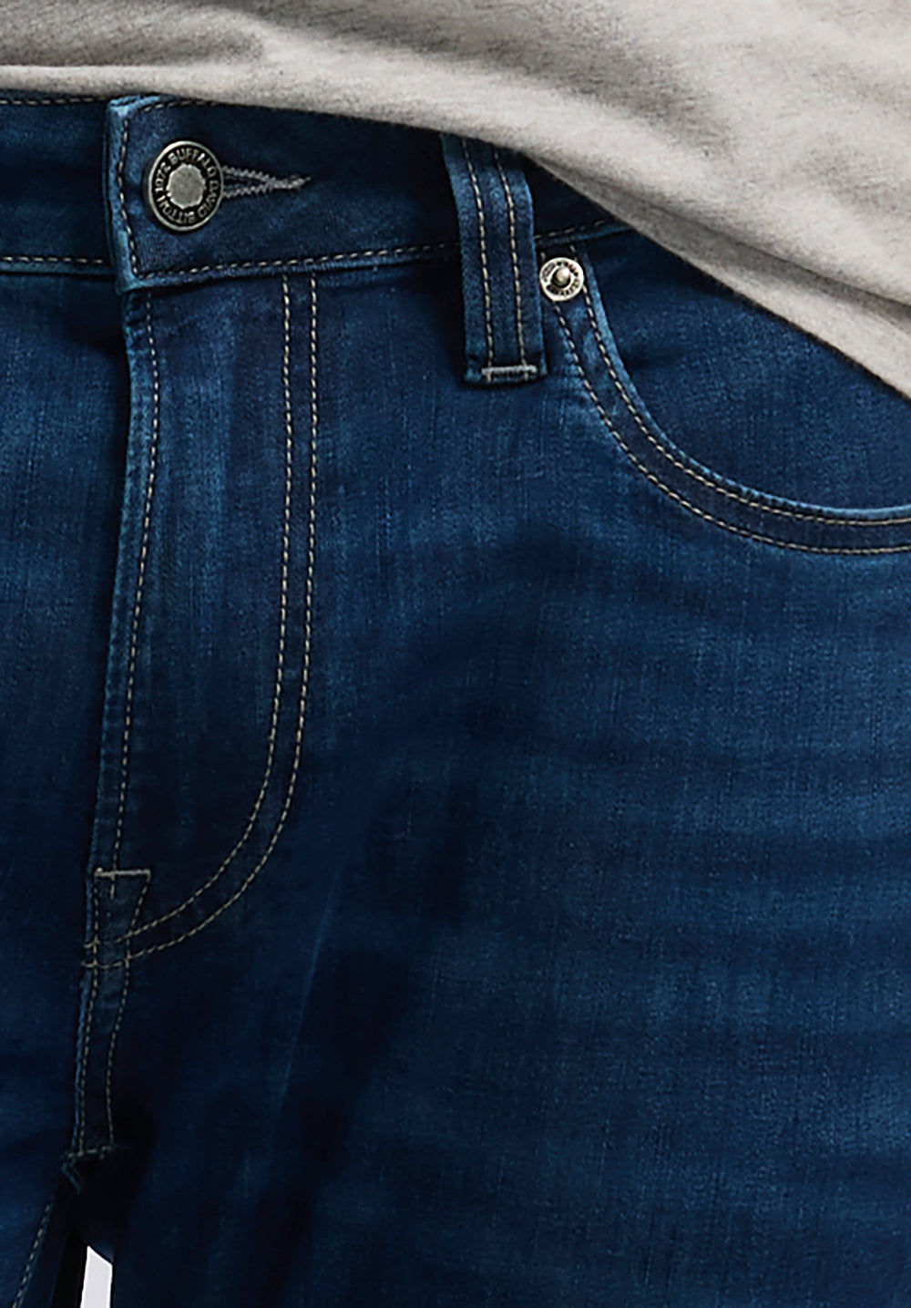 Six Men's Straight Jeans, Authentic Worked – Buffalo Jeans