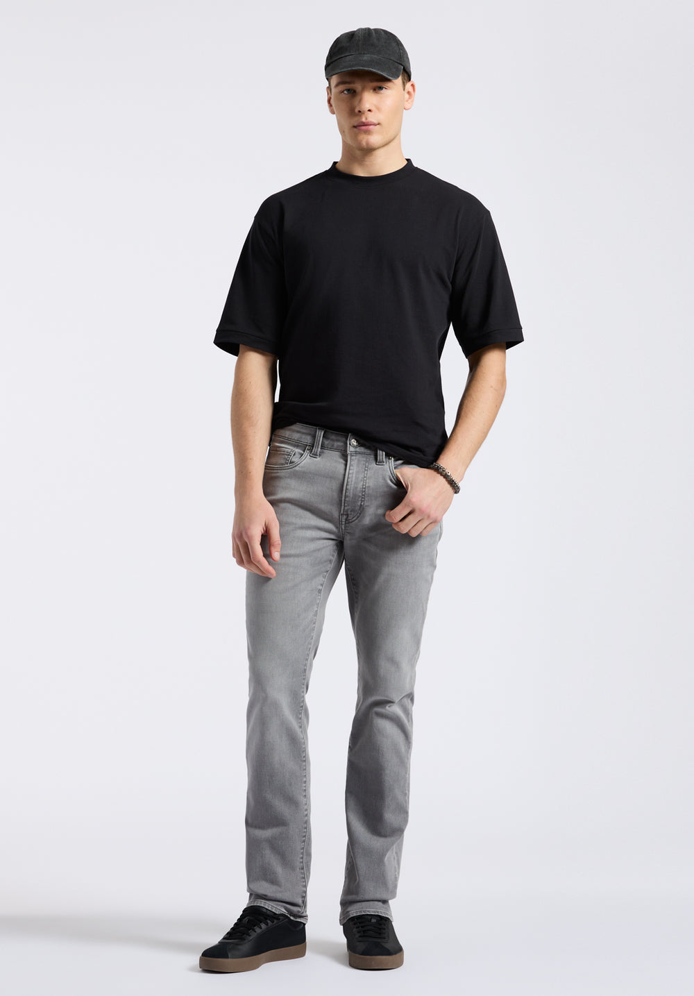 Six Men's Straight Freedom Flex Jeans, Grey Sanded – Buffalo Jeans