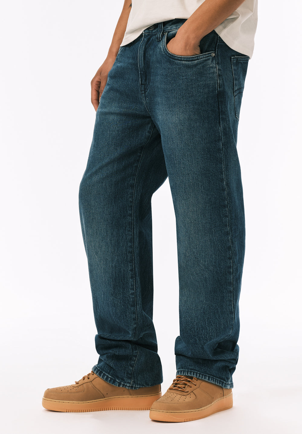 その他 ruffer Ruffer Men's Easy Fit Jeans, Contrasted Blue – Buffalo Jeans