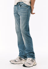 Buffalo David Bitton Relaxed Straight Driven Men’s Jeans Whiskered and Crinkled 
