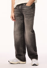 Buffalo Men Jeans Black Denim Denim Pants Stretch 