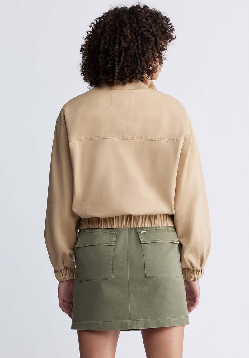 Buffalo David Bitton Lorah Women’s Jacket with Pockets In Tan - JK0019P Color TAN