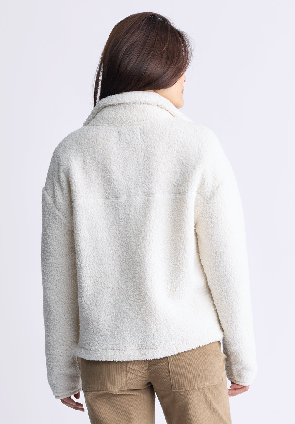 ジャケット・アウター sena Sena Women's Sherpa Jacket, Egret – Buffalo Jeans