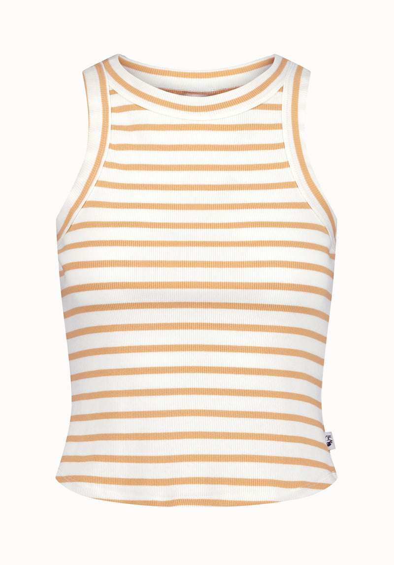 Regine Women's Ribbed Striped Tank Top, Doe – Buffalo Jeans