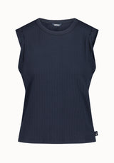 Elayne Women’s Sleeveless Top, Navy - KT0191P