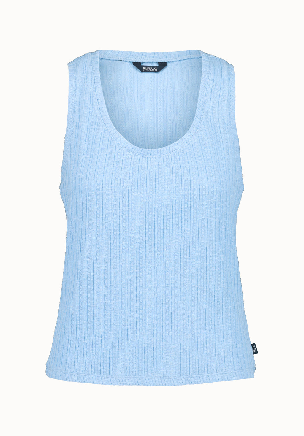 Thurryn Women's Textured Rib Knit Tank Top, PLACID BLUE – Buffalo