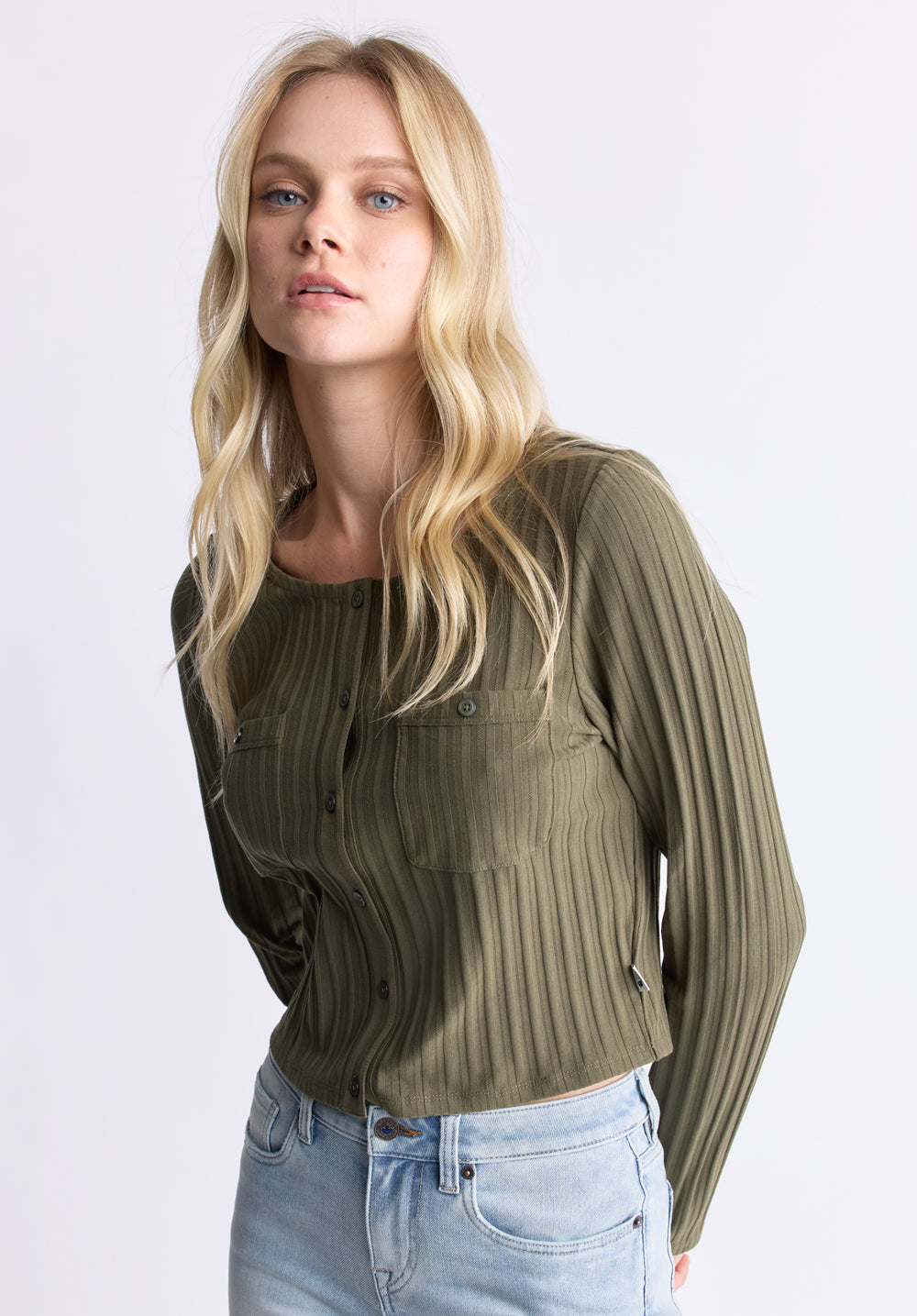 Katie　ブラウス Carter Cable Knit Sweater - Black