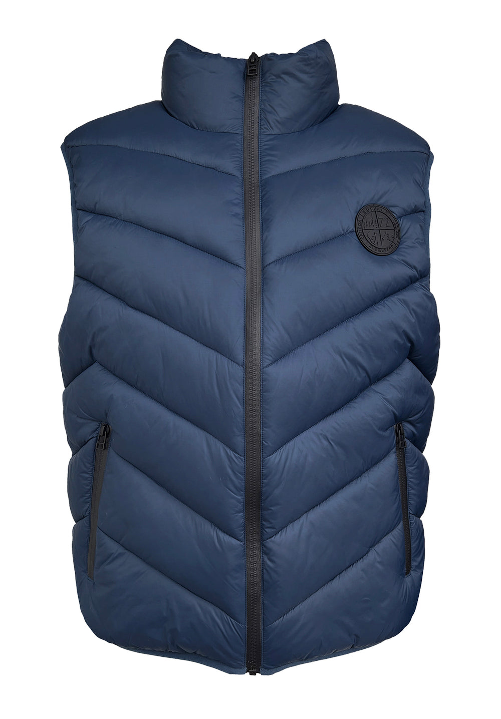 Davies Men's Puffer Vest, Navy - OBMEF007 – Buffalo Jeans
