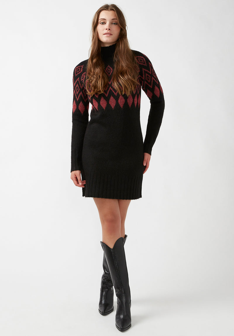 Buffalo David Bitton Women's Massima LS Mock Neck Sweater Dress Buffalo David Bitton Women's Massima LS Mock Neck Sweater Dress