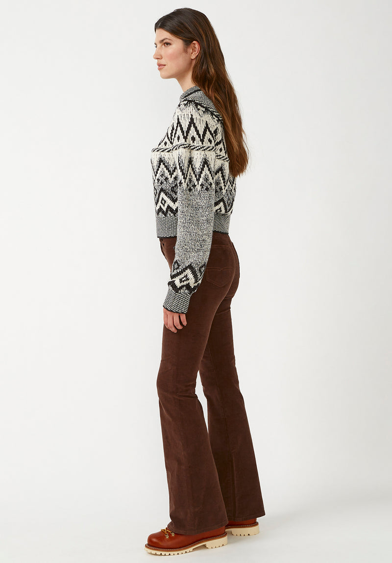 Buffalo David Bitton Lesina Women's Heather Grey Sweater - SW0029F Color HEATHER GREY