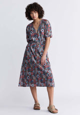 Buffalo David Bitton Merrie Women’s Maxi Dress In Spring Meadow Print - WD0024P Color SPRING MEADOW