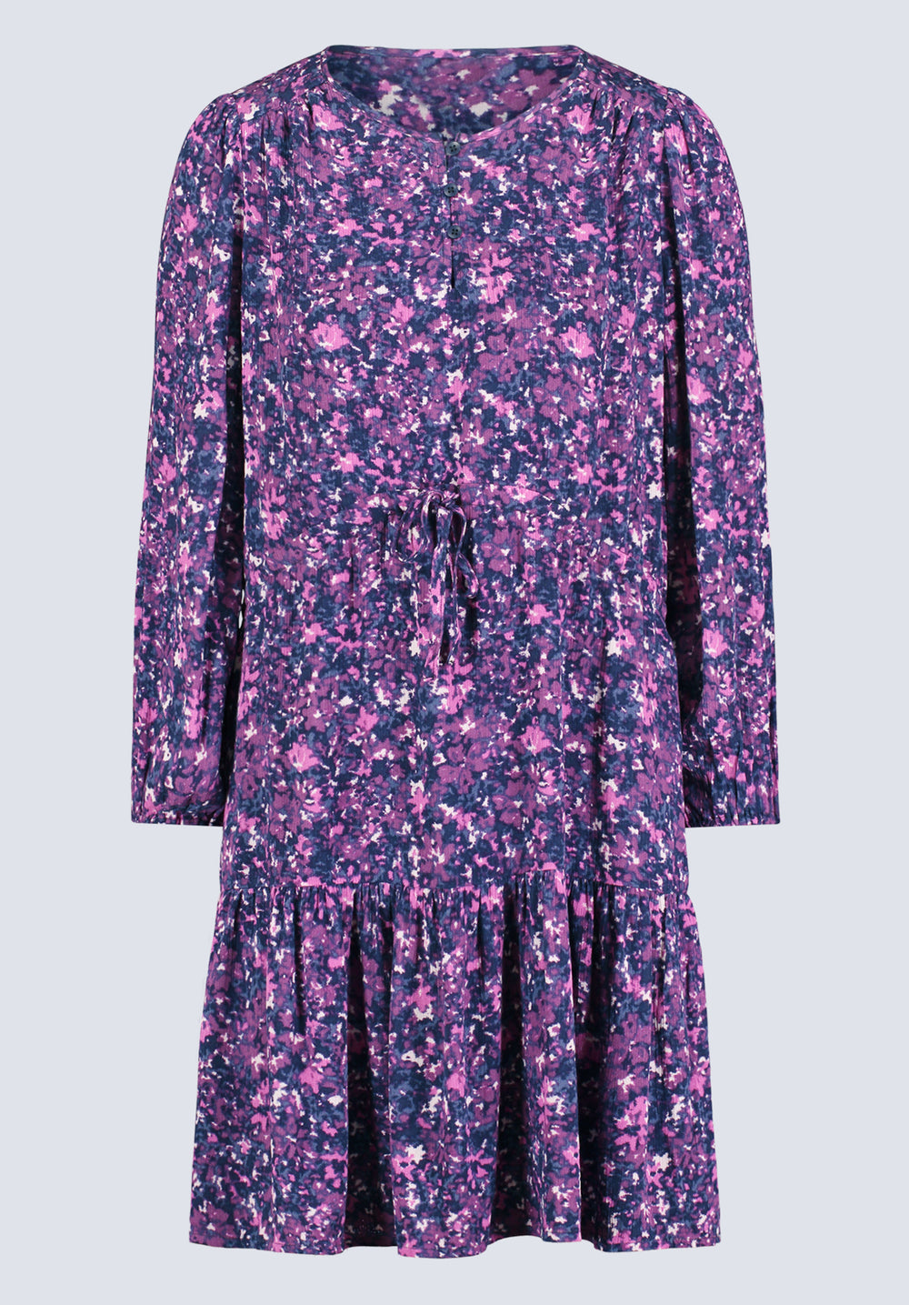 Buffalo Jeans Women's Rochelle Floral Print Long-Sleeve Dress, Purple