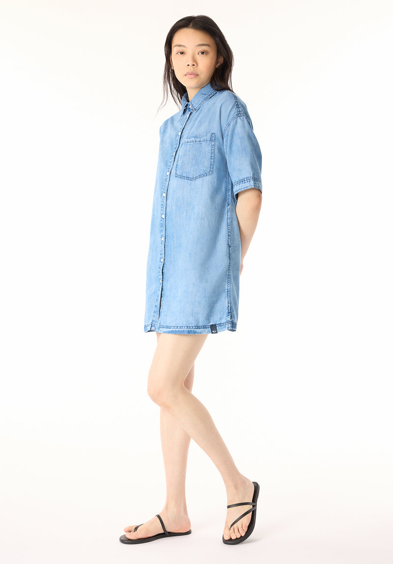 Buffalo Jeans Women's Freida Mid-sleeve Shirt Dress, Classic Vintage Buffalo Jeans Women's Freida Mid-sleeve Shirt Dress, Classic Vintage