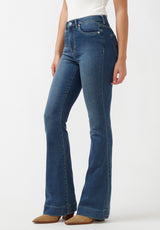 Buffalo David Bitton Joplin High Rise Flared Women's Jeans - BL15942 Color INDIGO