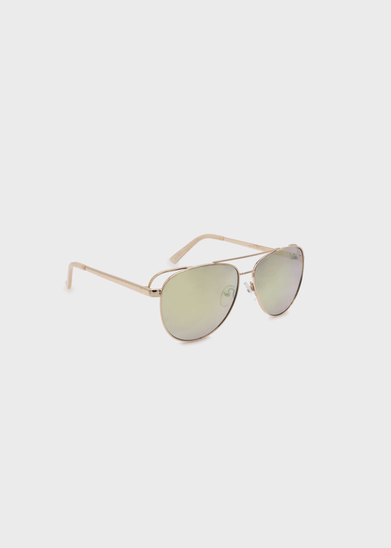 ??GOLD Aviator Sunglasses Randolph Aviator XL Gold Sunglasses – ReadingGlasses.com main image 4