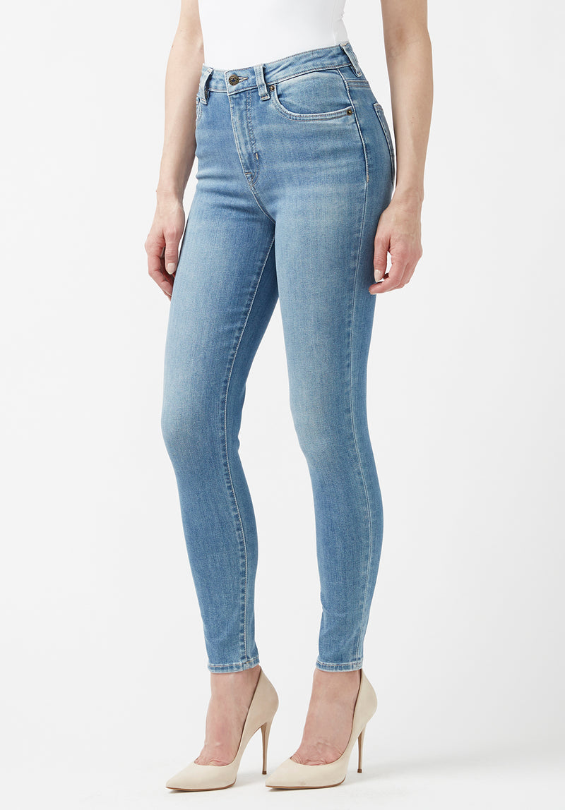 High Rise Skinny Skylar Vintage Wash Jeans - BL15659