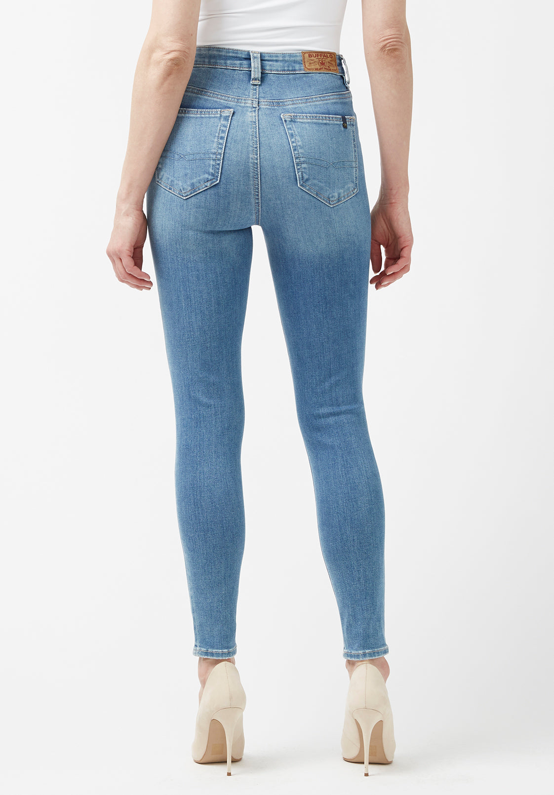 High Rise Skinny Skylar Vintage Wash Jeans - BL15659 – Buffalo Jeans - US