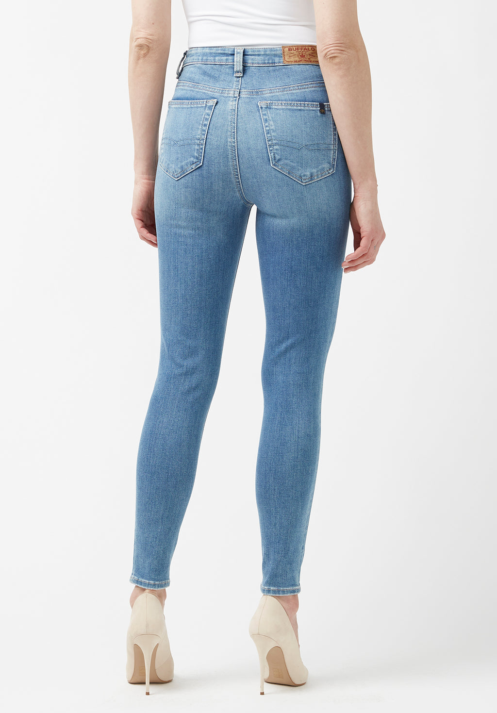 High Rise Skinny Skylar Women's Jeans in Vintage Light Blue – Buffalo ...