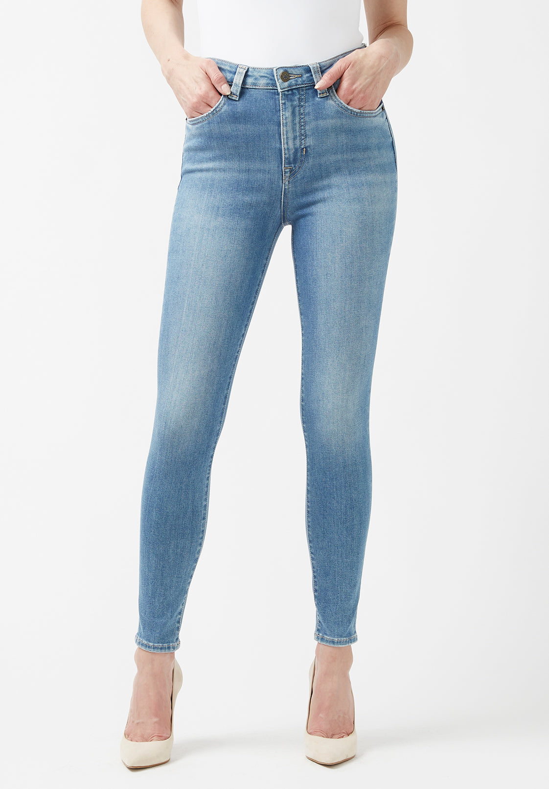 High Rise Skinny Skylar Vintage Wash Jeans – Buffalo Jeans - US