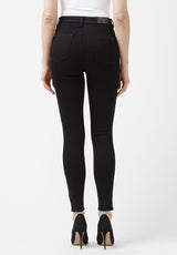 High Rise Skinny Skylar Women's Jeans in Black - BL15663