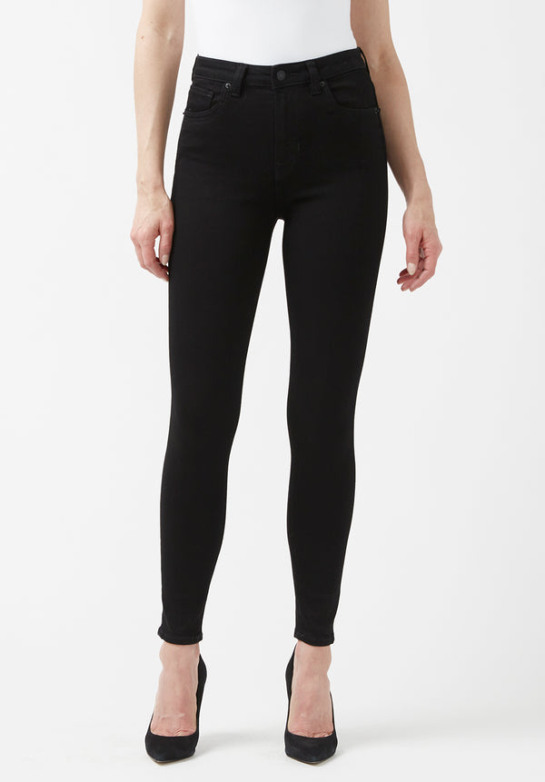 High Rise Skinny Skylar Women's Jeans in Black - BL15663