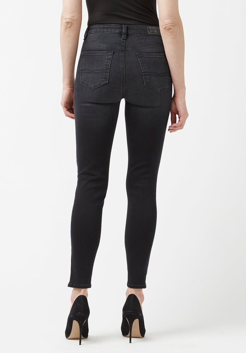 High Rise Skinny Skylar Women's Jeans in Carbon Black - BL15664