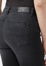 High Rise Skinny Skylar Women's Jeans in Carbon Black - BL15664