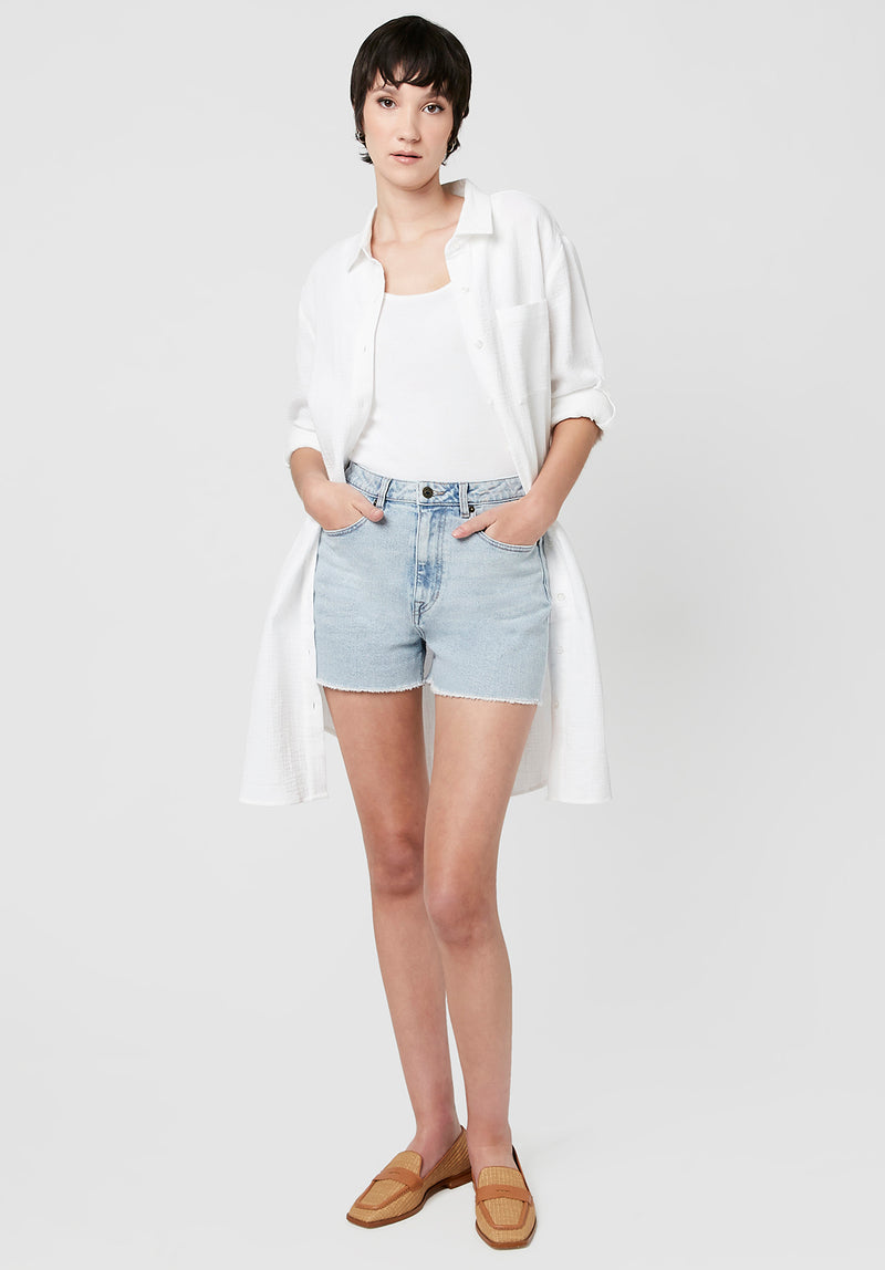 Super High Rise Joanna Washed Out Shorts  - BL15797