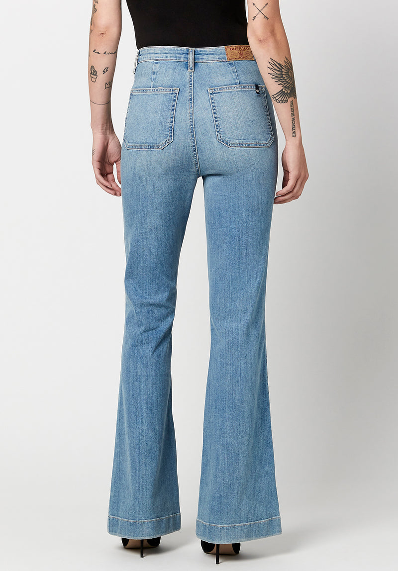 Joplin High Rise Women's Jeans with Flared Leg – Buffalo Jeans CA