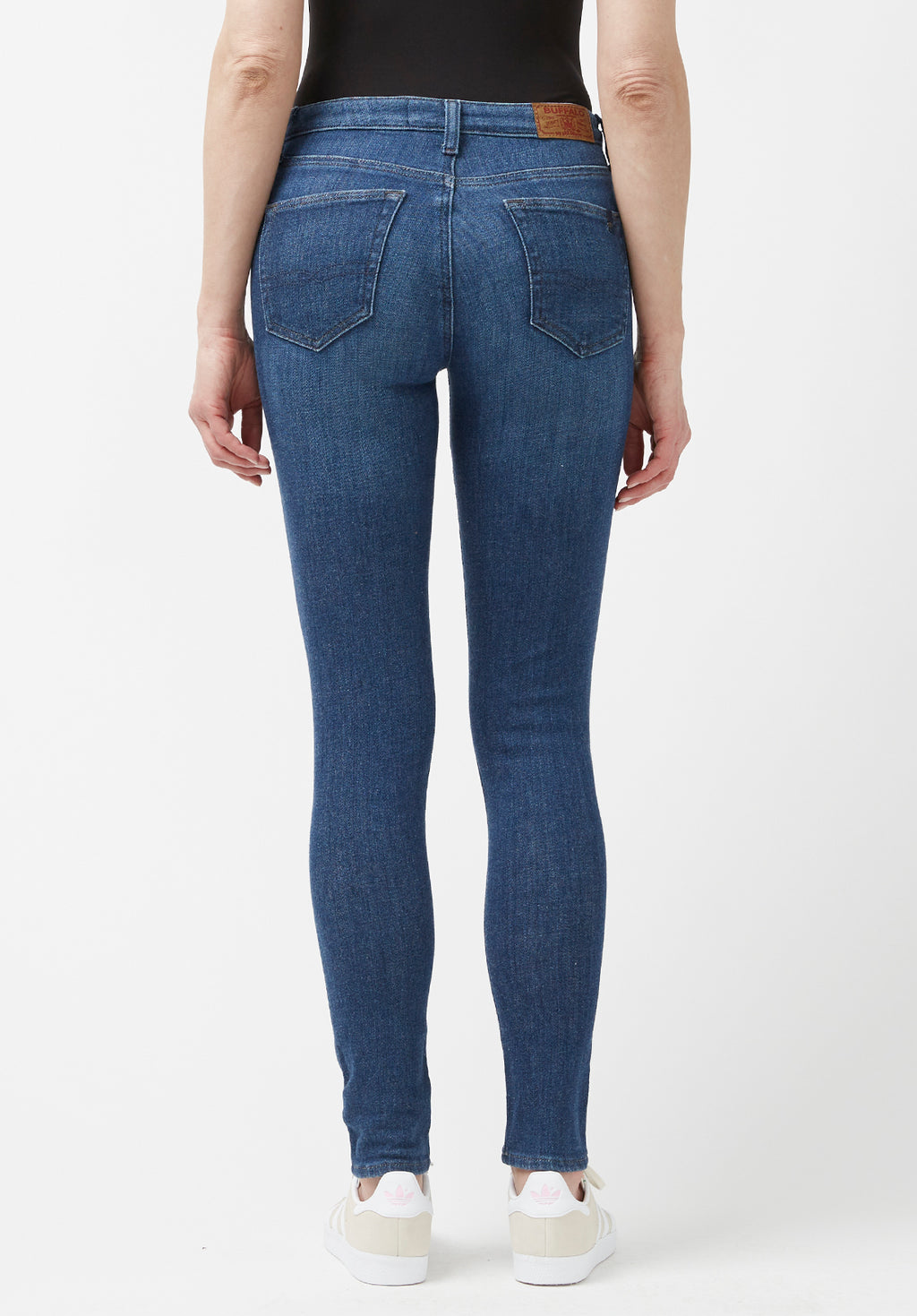 Mid Rise Skinny Alexa Women\'s Jeans in Medium Blue - BL15848 – Buffalo Jeans  - US