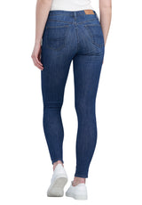 Mid Rise Skinny Alexa Women's Jeans in Medium Blue - BL15848