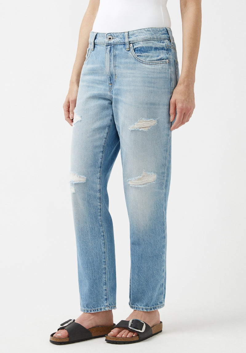 Buffalo David Bitton Relaxed Boyfriend Madison Dahlia Jeans - BL15871 Color INDIGO