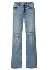 Buffalo David Bitton Low & Loose Gwen Sanded Jeans - BL15873 Color INDIGO