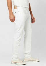 Buffalo David Bitton STRAIGHT SIX Authentic Vintage White Jeans - BM22744 Color PURE WHITE