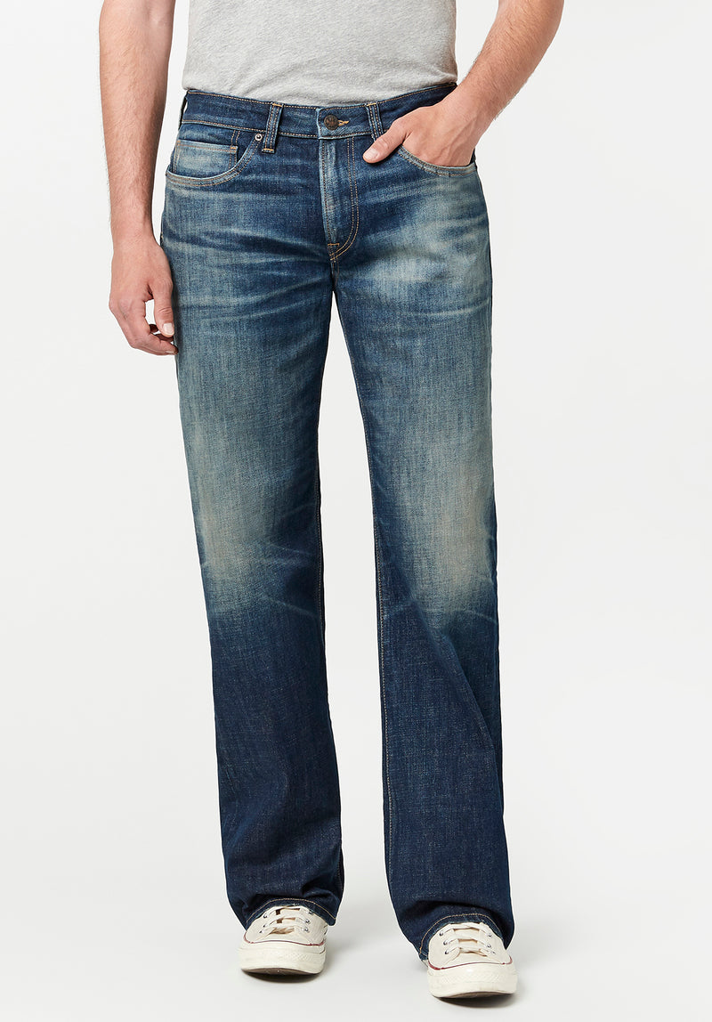 Buffalo David Bitton LOOSE FIT MATT Vintage Jeans - BM22824 Color INDIGO